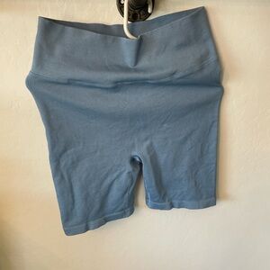 J. Crew Blue Bike Shorts with Wide Waistband